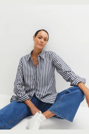 bonprix Bluzka koszulowa oversize