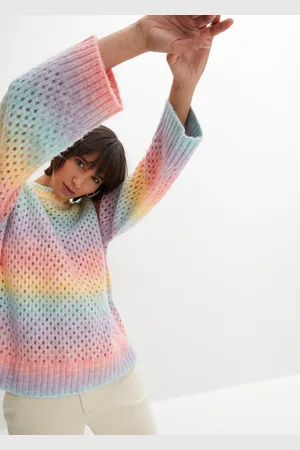 bonprix Sweter w cieniowanym kolorze