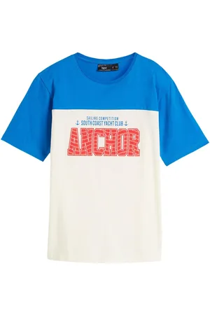 bonprix T-shirt chłopięcy z bawełny organicznej