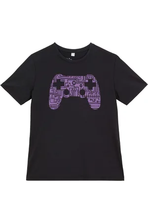 bonprix T-shirt chłopięcy z bawełny organicznej