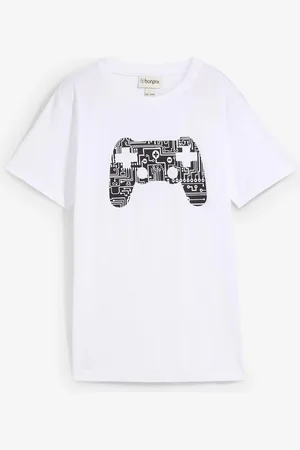 bonprix T-shirt chłopięcy z bawełny organicznej