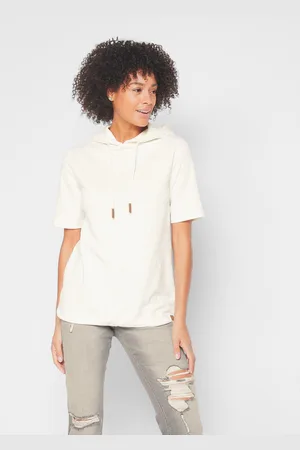bonprix Bluza z kapturem, rękawy 1/2