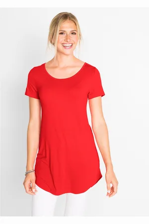 bonprix Długi shirt z miękkiej wiskozy