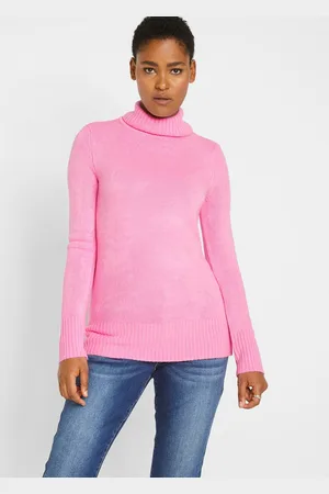 bonprix Sweter basic z golfem