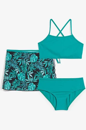 bonprix Bikini + spódniczka (3 części)