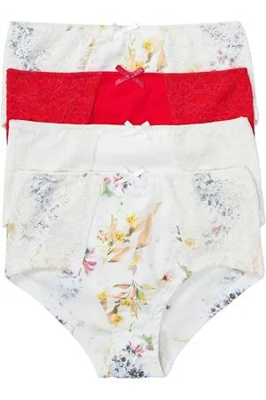 bonprix Figi maxi panty (4 pary), z bawełny organicznej