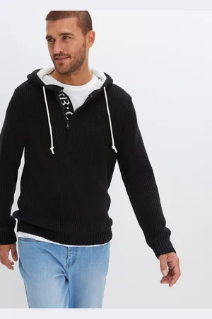 bonprix Sweter z kapturem
