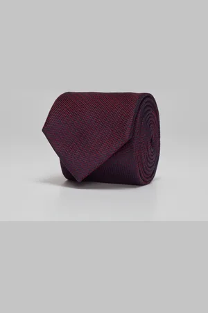 Borgio Krawat seta&cotone 52 bordo