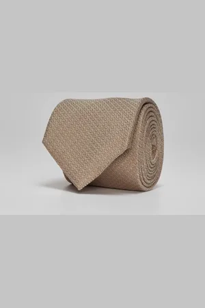 Borgio Krawat seta&cotone 70 beżowy