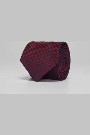 Borgio Krawat seta&cotone 82 bordo