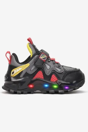 INNY Czarno-Czerwone Buty Sportowe LED Tsovla