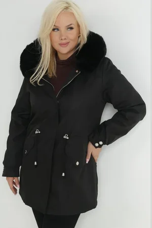 The Other Czarna Kurtka Parka Nylonowa Deseyi
