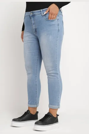 The Other Niebieskie Jeansy z Ozdobnymi Przetarciami o Fasonie Skinny Neveatam