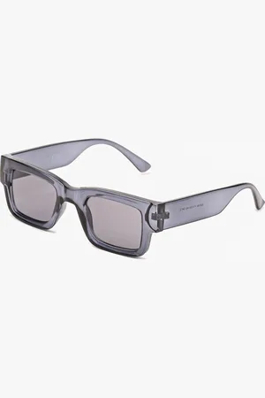 The Other Szare Prostokątne Okulary Przeciwsłoneczne z Filtrem UV Elledenira