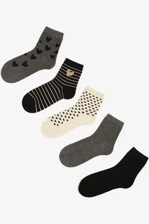 The Other Wielokolorowe Skarpety za Kostkę z Bawełny z Sercami 5-Pack Creita