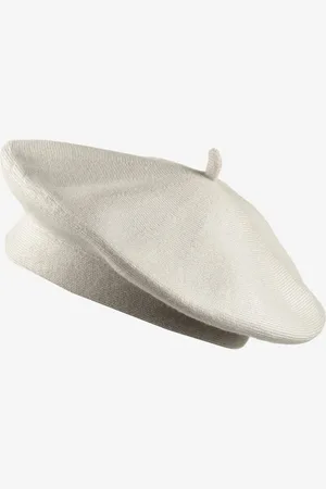 The Other Jasnoszary Beret z Antenką z Kaszmirem i Bawełną w Klasycznym Stylu Emivirae