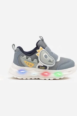 The Other Niebieskie Buty Sportowe Sneakersy Ozdobione Dinozaurem 3D Setonia