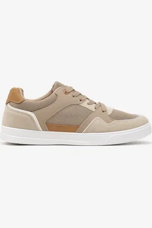 The Other Ciemnobeżowe Buty Sportowe z Przeszyciami Nanivaia