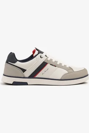 The Other Białe Buty Sportowe Sneakersy z Ozdobnymi Paskami Odimere