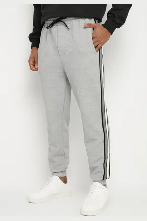 The Other Szare Spodnie Dresowe Typu Jogger z Lampasami Wileldi