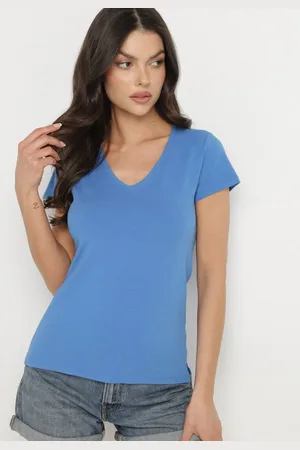 The Other T-shirt z Bawełny z Dekoltem w Serek Liniviela