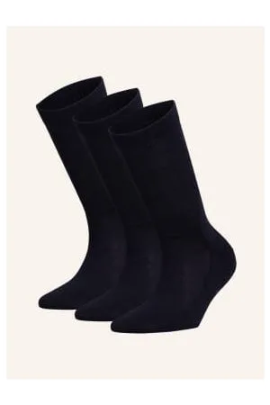 Falke Skarpety Family, 3 Pary blau
