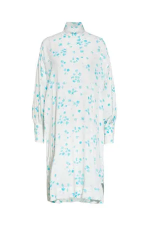 Ganni Sukienka Oversized blau