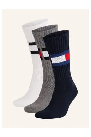 Tommy Hilfiger Skarpety, 3 Pary grau