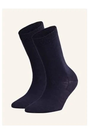 Falke Skarpety Softmerino, 2 Pary blau