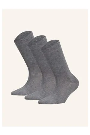 Falke Skarpety Family, 3 Pary grau