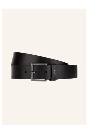 HUGO BOSS Pasek Skórzany Giove schwarz
