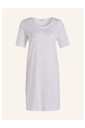 Hanro Koszula Nocna Cotton Deluxe weiss