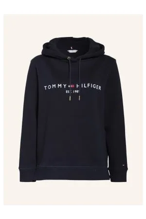 Tommy Hilfiger Bluza Z Kapturem Essential blau