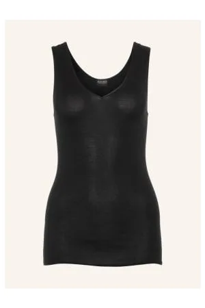 Hanro Top Cotton Seamless schwarz