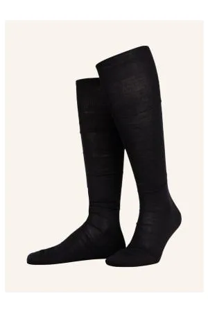 Falke Podkolanówki Luxury No. 6 schwarz