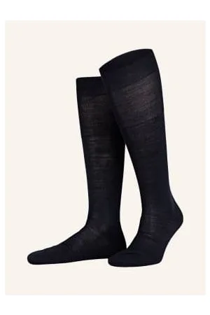 Falke Podkolanówki Luxury No. 6 blau