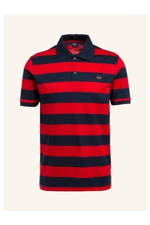 Paul & Shark Koszulka Polo Z Piki rot