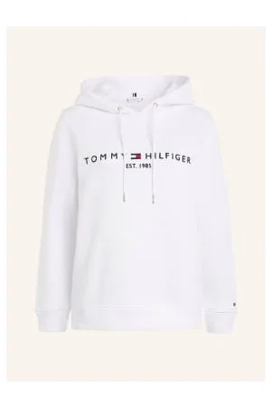 Tommy Hilfiger Bluza Z Kapturem Essential weiss