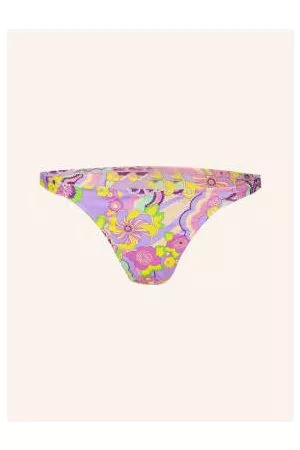 Vilebrequin Dół Od Bikini Brazylijskiego Rainbow Flowers lila