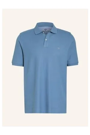 Fynch-Hatton Koszulka Polo Z Piki blau