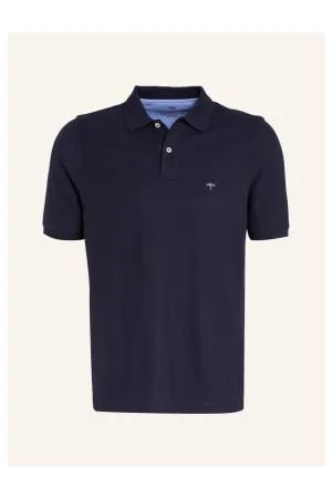 Fynch-Hatton Koszulka Polo Z Piki blau