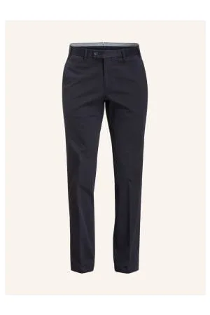 Hiltl Chinosy Parma Contemporary Fit blau