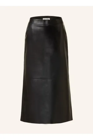Alexander McQueen Spódnica Skórzana schwarz
