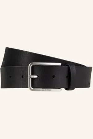 Calvin Klein Pasek Skórzany schwarz