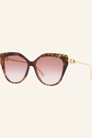 Fendi Okulary Przeciwsłoneczne fe40011u braun