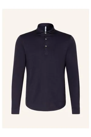 Profuomo Koszulka Polo Z Dżerseju blau