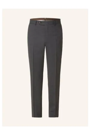 Windsor Spodnie Garniturowe Bene Shaped Fit grau
