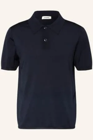 Sandro Koszulka Polo Z Dzianiny blau