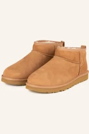 UGG Botki Classic Ultra Mini braun