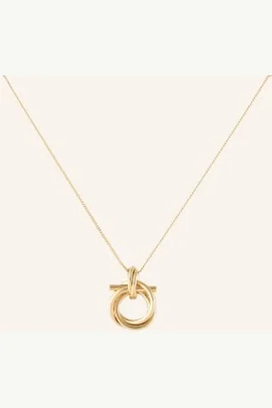 Salvatore Ferragamo Łańcuszek Gancio Evo gold